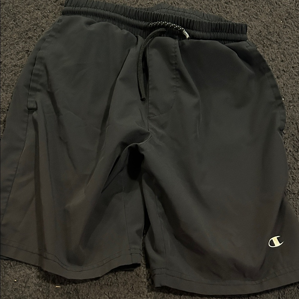 Champion Kids Black Athletic Shorts